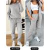 imageANRABESS Womens 2 Piece Outfits Lounge Hoodie Oversized Sweatshirt Jogger Sweatpants Y2K Tracksuit Sweatsuit Set Fall ClothesLight Gray