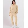 imageANRABESS Womens 2 Piece Outfits Lounge Hoodie Oversized Sweatshirt Jogger Sweatpants Y2K Tracksuit Sweatsuit Set Fall ClothesLight Yellow