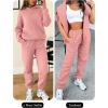 imageANRABESS Womens 2 Piece Outfits Lounge Hoodie Oversized Sweatshirt Jogger Sweatpants Y2K Tracksuit Sweatsuit Set Fall ClothesPink