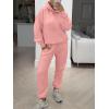 imageANRABESS Womens 2 Piece Outfits Lounge Hoodie Oversized Sweatshirt Jogger Sweatpants Y2K Tracksuit Sweatsuit Set Fall ClothesPink