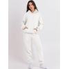 imageANRABESS Womens 2 Piece Outfits Lounge Hoodie Oversized Sweatshirt Jogger Sweatpants Y2K Tracksuit Sweatsuit Set Fall ClothesWhite