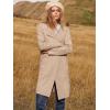imageANRABESS Womens Cardigan Sweater Open Front Knit Long Coatigan Dressy Casual Jacket Coat 2025 Fall Outfits Classy ClothesApricort