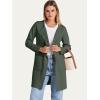 imageANRABESS Womens Cardigan Sweater Open Front Knit Long Coatigan Dressy Casual Jacket Coat 2025 Fall Outfits Classy ClothesArmy Green