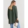 imageANRABESS Womens Cardigan Sweater Open Front Knit Long Coatigan Dressy Casual Jacket Coat 2025 Fall Outfits Classy ClothesArmy Green