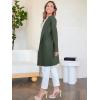 imageANRABESS Womens Cardigan Sweater Open Front Knit Long Coatigan Dressy Casual Jacket Coat 2025 Fall Outfits Classy ClothesArmy Green