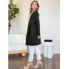 imageANRABESS Womens Cardigan Sweater Open Front Knit Long Coatigan Dressy Casual Jacket Coat 2025 Fall Outfits Classy ClothesBlack