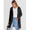 imageANRABESS Womens Cardigan Sweater Open Front Knit Long Coatigan Dressy Casual Jacket Coat 2025 Fall Outfits Classy ClothesBlack