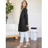 imageANRABESS Womens Cardigan Sweater Open Front Knit Long Coatigan Dressy Casual Jacket Coat 2025 Fall Outfits Classy ClothesBlack