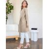 imageANRABESS Womens Cardigan Sweater Open Front Knit Long Coatigan Dressy Casual Jacket Coat 2025 Fall Outfits Classy ClothesBright Tan
