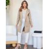 imageANRABESS Womens Cardigan Sweater Open Front Knit Long Coatigan Dressy Casual Jacket Coat 2025 Fall Outfits Classy ClothesBright Tan