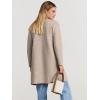 imageANRABESS Womens Cardigan Sweater Open Front Knit Long Coatigan Dressy Casual Jacket Coat 2025 Fall Outfits Classy ClothesDeep Apricort