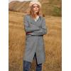 imageANRABESS Womens Cardigan Sweater Open Front Knit Long Coatigan Dressy Casual Jacket Coat 2025 Fall Outfits Classy ClothesDeep Grey
