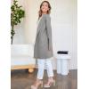 imageANRABESS Womens Cardigan Sweater Open Front Knit Long Coatigan Dressy Casual Jacket Coat 2025 Fall Outfits Classy ClothesGray
