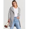 imageANRABESS Womens Cardigan Sweater Open Front Knit Long Coatigan Dressy Casual Jacket Coat 2025 Fall Outfits Classy ClothesGray