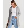 imageANRABESS Womens Cardigan Sweater Open Front Knit Long Coatigan Dressy Casual Jacket Coat 2025 Fall Outfits Classy ClothesGray