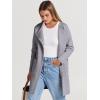 imageANRABESS Womens Cardigan Sweater Open Front Knit Long Coatigan Dressy Casual Jacket Coat 2025 Fall Outfits Classy ClothesGrey
