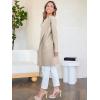 imageANRABESS Womens Cardigan Sweater Open Front Knit Long Coatigan Dressy Casual Jacket Coat 2025 Fall Outfits Classy ClothesLight Khaki
