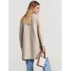 imageANRABESS Womens Cardigan Sweater Open Front Knit Long Coatigan Dressy Casual Jacket Coat 2025 Fall Outfits Classy ClothesLight Khaki