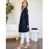 imageANRABESS Womens Cardigan Sweater Open Front Knit Long Coatigan Dressy Casual Jacket Coat 2025 Fall Outfits Classy ClothesNavy Blue