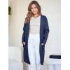 imageANRABESS Womens Cardigan Sweater Open Front Knit Long Coatigan Dressy Casual Jacket Coat 2025 Fall Outfits Classy ClothesNavy Blue