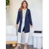 imageANRABESS Womens Cardigan Sweater Open Front Knit Long Coatigan Dressy Casual Jacket Coat 2025 Fall Outfits Classy ClothesNavy Blue