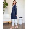 imageANRABESS Womens Cardigan Sweater Open Front Knit Long Coatigan Dressy Casual Jacket Coat 2025 Fall Outfits Classy ClothesNavy Blue