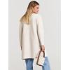 imageANRABESS Womens Cardigan Sweater Open Front Knit Long Coatigan Dressy Casual Jacket Coat 2025 Fall Outfits Classy ClothesOffwhite