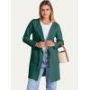imageANRABESS Womens Cardigan Sweater Open Front Knit Long Coatigan Dressy Casual Jacket Coat 2025 Fall Outfits Classy ClothesOpal Green