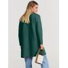 imageANRABESS Womens Cardigan Sweater Open Front Knit Long Coatigan Dressy Casual Jacket Coat 2025 Fall Outfits Classy ClothesOpal Green