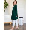 imageANRABESS Womens Cardigan Sweater Open Front Knit Long Coatigan Dressy Casual Jacket Coat 2025 Fall Outfits Classy ClothesOpal Green