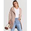 imageANRABESS Womens Cardigan Sweater Open Front Knit Long Coatigan Dressy Casual Jacket Coat 2025 Fall Outfits Classy ClothesPeachy Khaki