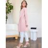 imageANRABESS Womens Cardigan Sweater Open Front Knit Long Coatigan Dressy Casual Jacket Coat 2025 Fall Outfits Classy ClothesPink