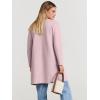 imageANRABESS Womens Cardigan Sweater Open Front Knit Long Coatigan Dressy Casual Jacket Coat 2025 Fall Outfits Classy ClothesPink