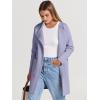 imageANRABESS Womens Cardigan Sweater Open Front Knit Long Coatigan Dressy Casual Jacket Coat 2025 Fall Outfits Classy ClothesPurple Gray