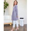 imageANRABESS Womens Cardigan Sweater Open Front Knit Long Coatigan Dressy Casual Jacket Coat 2025 Fall Outfits Classy ClothesPurple Gray