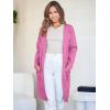 imageANRABESS Womens Cardigan Sweater Open Front Knit Long Coatigan Dressy Casual Jacket Coat 2025 Fall Outfits Classy ClothesRose