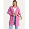 imageANRABESS Womens Cardigan Sweater Open Front Knit Long Coatigan Dressy Casual Jacket Coat 2025 Fall Outfits Classy ClothesRose