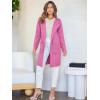 imageANRABESS Womens Cardigan Sweater Open Front Knit Long Coatigan Dressy Casual Jacket Coat 2025 Fall Outfits Classy ClothesRose