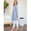 imageANRABESS Womens Cardigan Sweater Open Front Knit Long Coatigan Dressy Casual Jacket Coat 2025 Fall Outfits Classy ClothesSky Blue