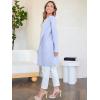 imageANRABESS Womens Cardigan Sweater Open Front Knit Long Coatigan Dressy Casual Jacket Coat 2025 Fall Outfits Classy ClothesSky Blue