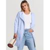 imageANRABESS Womens Cardigan Sweater Open Front Knit Long Coatigan Dressy Casual Jacket Coat 2025 Fall Outfits Classy ClothesSky Blue