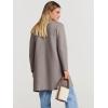 imageANRABESS Womens Cardigan Sweater Open Front Knit Long Coatigan Dressy Casual Jacket Coat 2025 Fall Outfits Classy ClothesTaupe