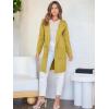 imageANRABESS Womens Cardigan Sweater Open Front Knit Long Coatigan Dressy Casual Jacket Coat 2025 Fall Outfits Classy ClothesYellow