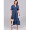 imageANRABESS Womens Casual Summer Ruffle Short Sleeve T Shirts Maxi Dress 2025 Fall V Neck Flowy Tiered Boho Beach DressesBlue