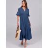 imageANRABESS Womens Casual Summer Ruffle Short Sleeve T Shirts Maxi Dress 2025 Fall V Neck Flowy Tiered Boho Beach DressesBlue