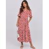 imageANRABESS Womens Casual Summer Ruffle Short Sleeve T Shirts Maxi Dress 2025 Fall V Neck Flowy Tiered Boho Beach DressesRed Floral
