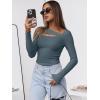 imageANRABESS Womens Cutout Tops Trendy Sexy Long Sleeve Shirts Ribbed Slim Fit Tee 2025 Fall Fashion Going Out Tshirts ClothesGrey Blue