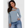 imageANRABESS Womens Cutout Tops Trendy Sexy Long Sleeve Shirts Ribbed Slim Fit Tee 2025 Fall Fashion Going Out Tshirts ClothesLight Blue
