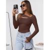 imageANRABESS Womens Cutout Tops Trendy Sexy Long Sleeve Shirts Ribbed Slim Fit Tee 2025 Fall Fashion Going Out Tshirts ClothesRed Brown