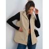 imageANRABESS Womens Fleece Vest Loose Warm Button Down Fall Fuzzy Sherpa Jackets Fuzzy Vest With Pockets Winter OuterwearBeige
